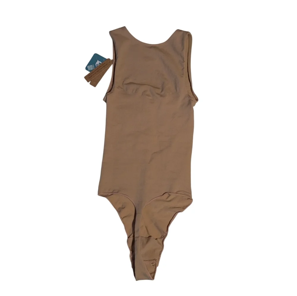 Elegant Tan Shapewear Bodysuit - Picture 2 of 4